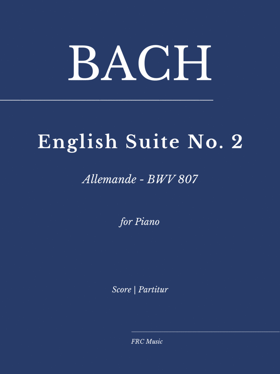 JS Bach: English Suite II - Allemande - BWV 807 - As played by Ivo POGORELICH image number null