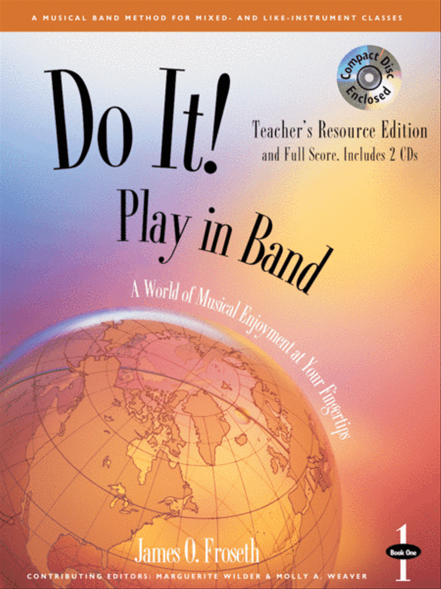 Do It! Play In Band - Teacher's Resource Edition for Book 1 Concert Band Methods scores gallery preview page 1