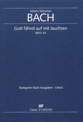 Book cover for God goeth up with shouting (Gott fahret auf mit Jauchzen)