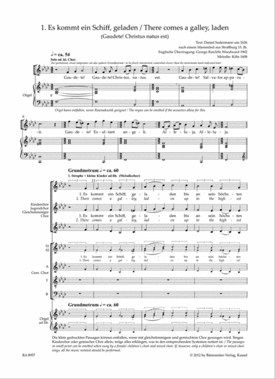 Six Motets for Christmas SSA scores gallery preview page 2