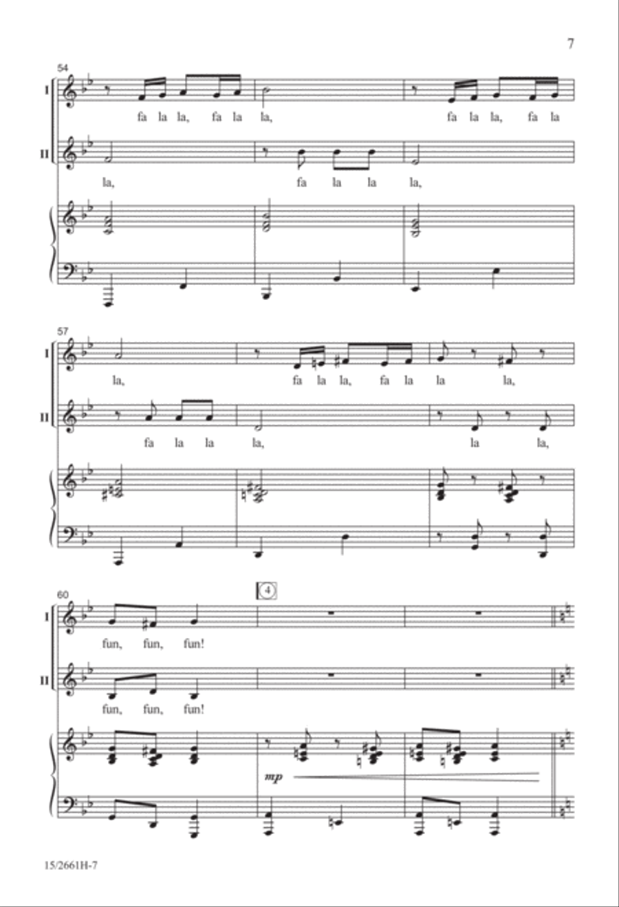 Fun, Fun, Fun! Fun, Fun, Fun! 2-Part scores gallery preview page 8