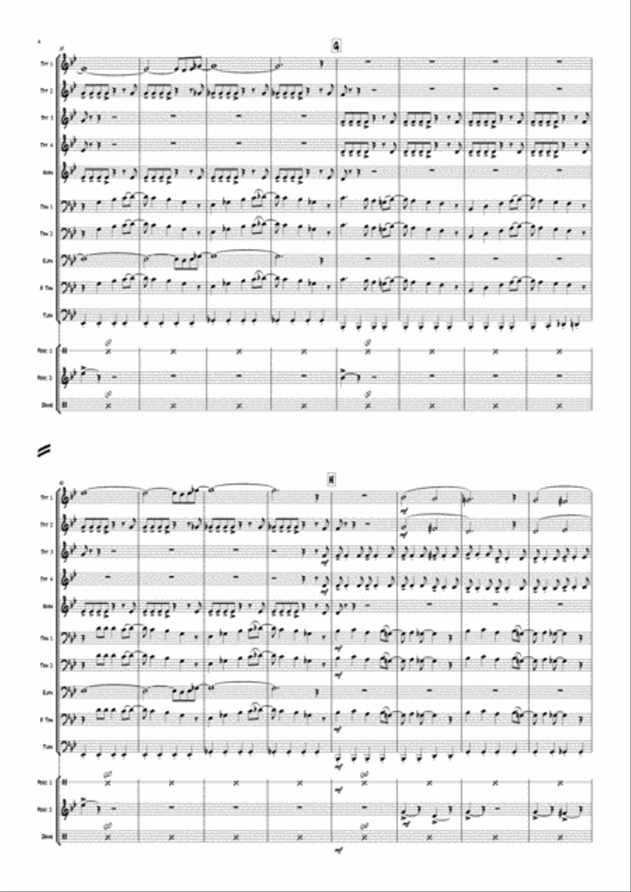 All I Want For Christmas Is You Small Ensemble scores gallery preview page 6