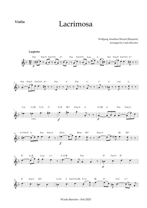 Lacrimosa - Violin and chords (Mozart)