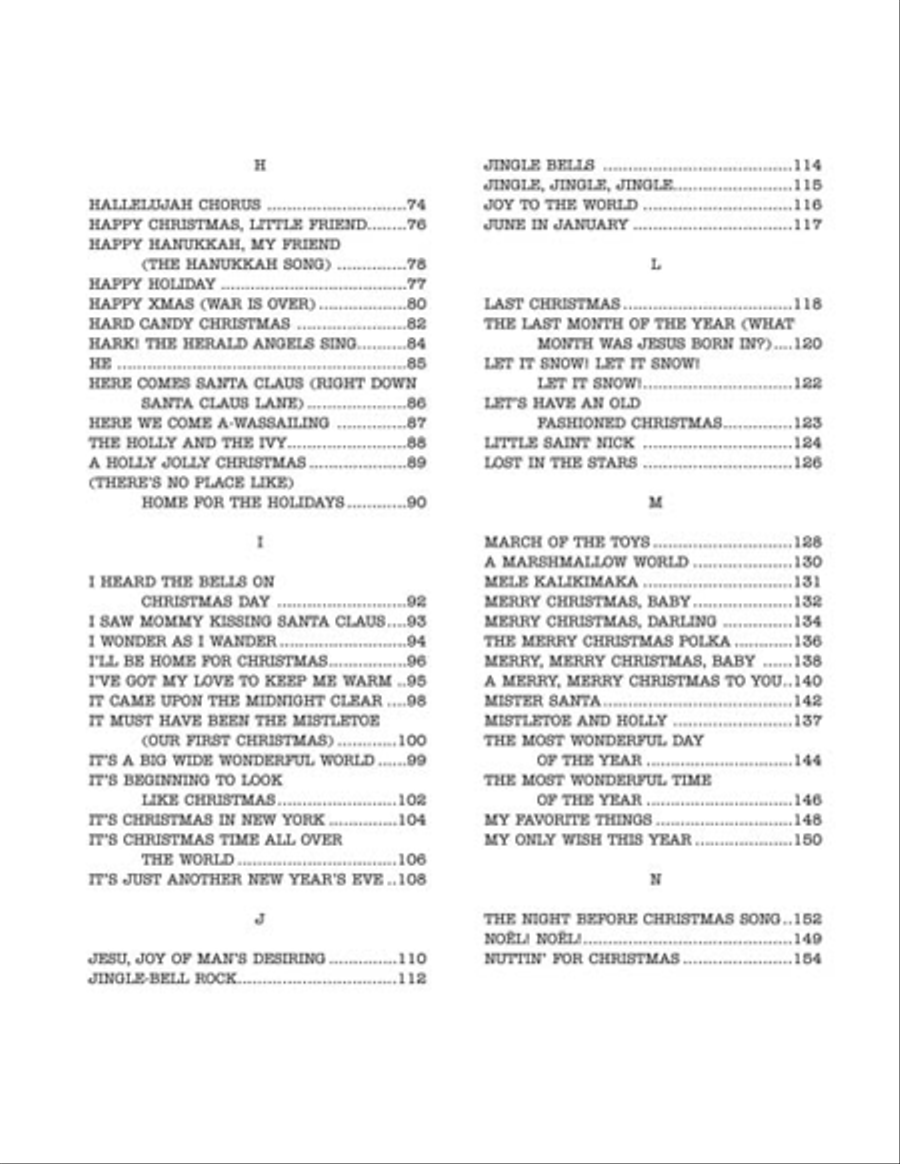 The Real Christmas Book – 2nd Edition Piano scores gallery preview page 4