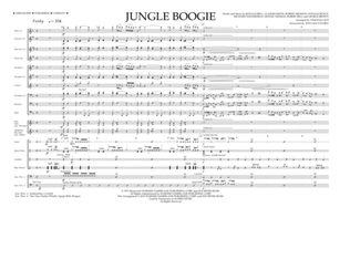 Jungle Boogie - Full Score