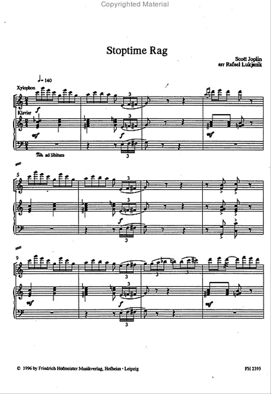 Ragtimes: Stoptime Rag Piano scores gallery preview page 2