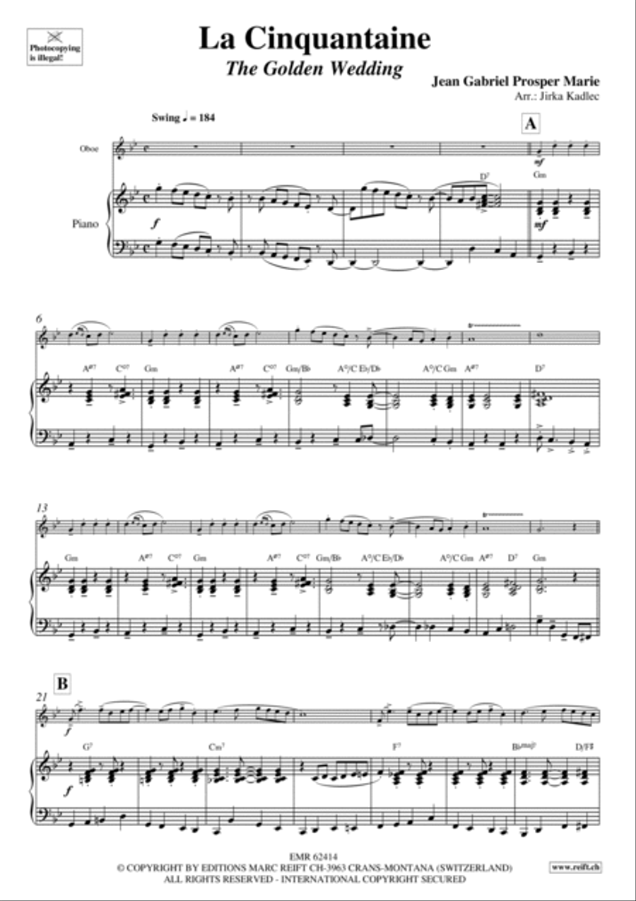 La Cinquantaine Piano Accompaniment scores gallery preview page 4