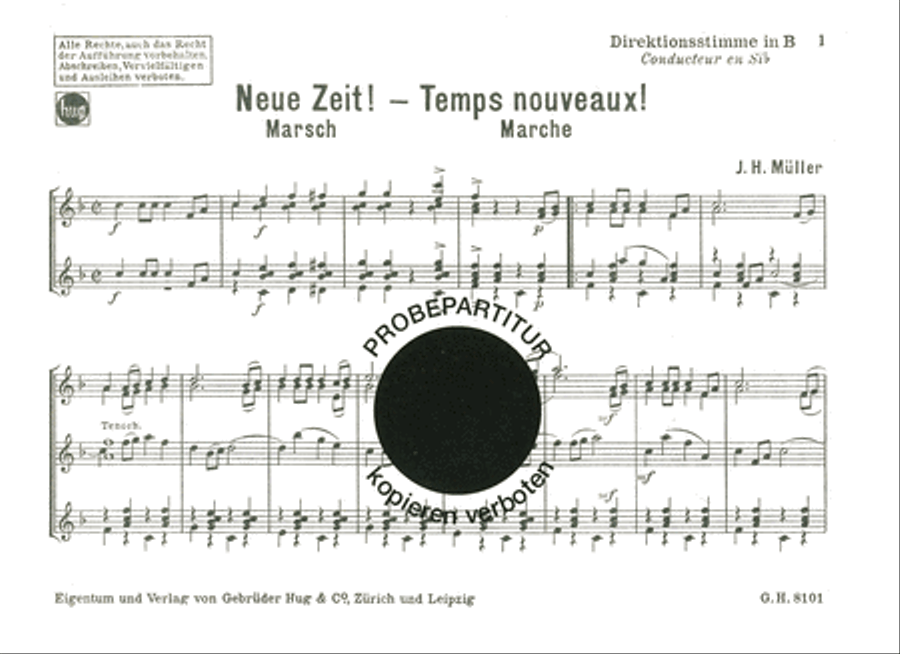 Neue Zeit Set of Parts scores gallery preview page 1