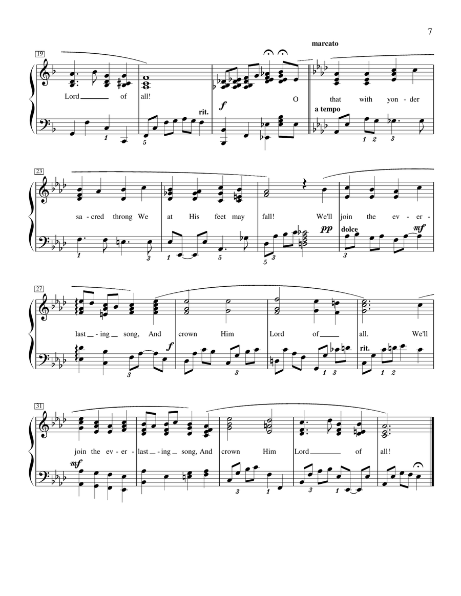 Jazzy Hymn Arrangements Book One-3rd Edition Piano Method scores gallery preview page 6