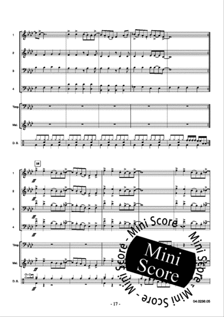 Adventure Games Brass Band scores gallery preview page 21