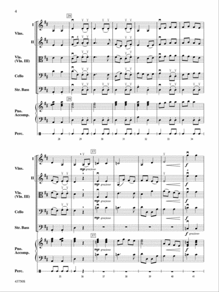 King Henry's Choice: Score String Orchestra scores gallery preview page 4