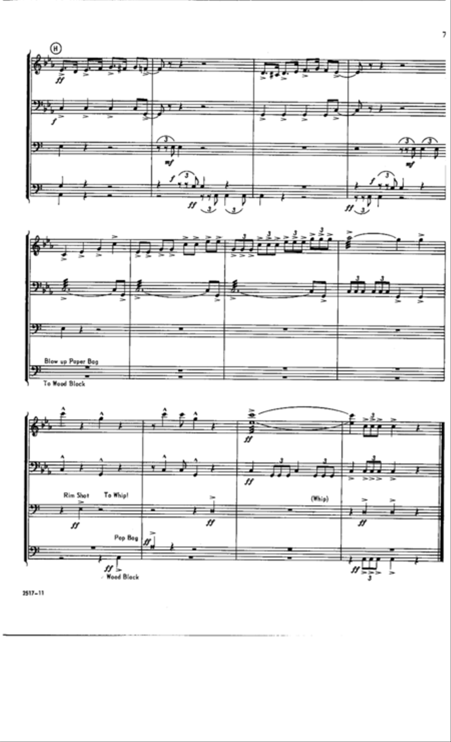 Snares, Traps & Other Hunting Devices Percussion Ensemble scores gallery preview page 7