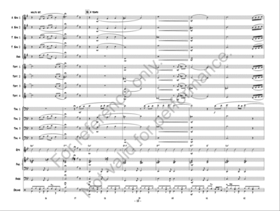 Somewhere In The Moonlight Jazz Ensemble scores gallery preview page 11