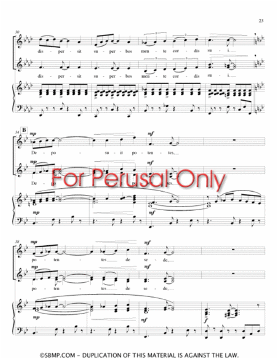 Magnificat - SSAA Choral Book SSAA scores gallery preview page 26