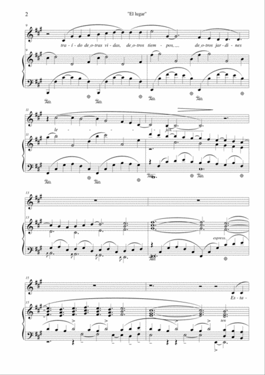 El lugar El lugar 4-Part scores gallery preview page 2