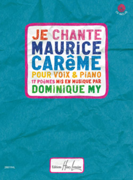 Je chante Maurice Careme