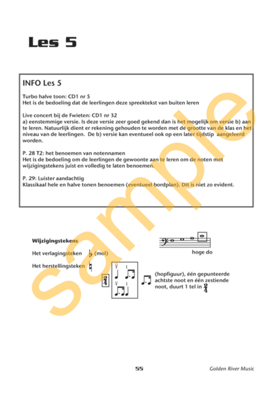 Noot 2: Teacher's book and CD CD scores gallery preview page 6
