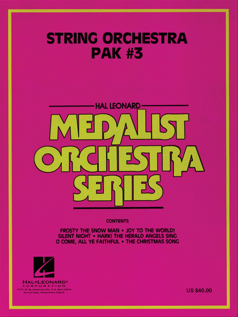 String Orchestra Pak #3 String Orchestra scores gallery preview page 1