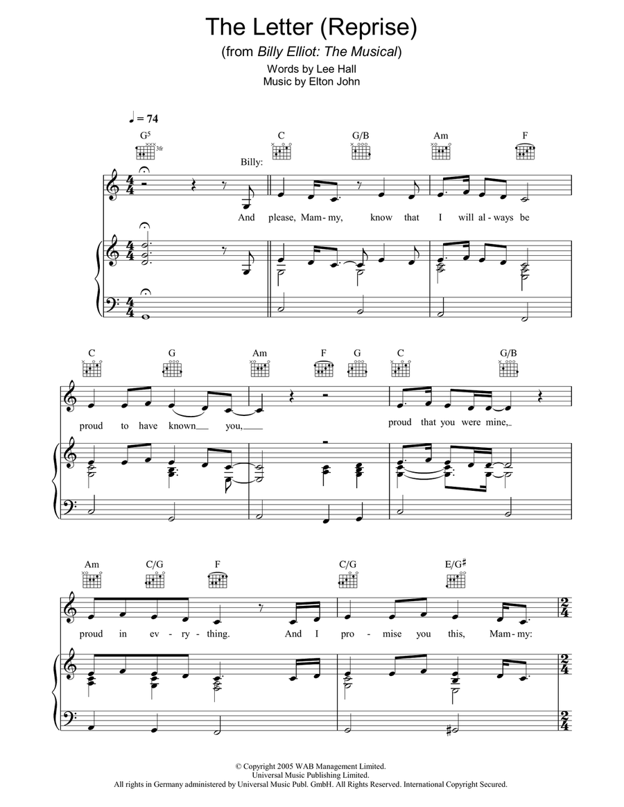 The Letter - Reprise