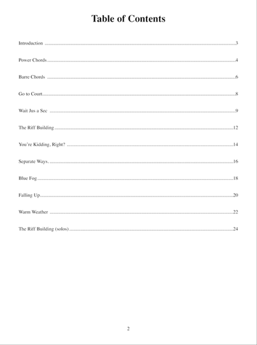 Rock Guitar Made Easy Electric Guitar scores gallery preview page 4
