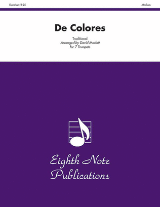 Book cover for De Colores