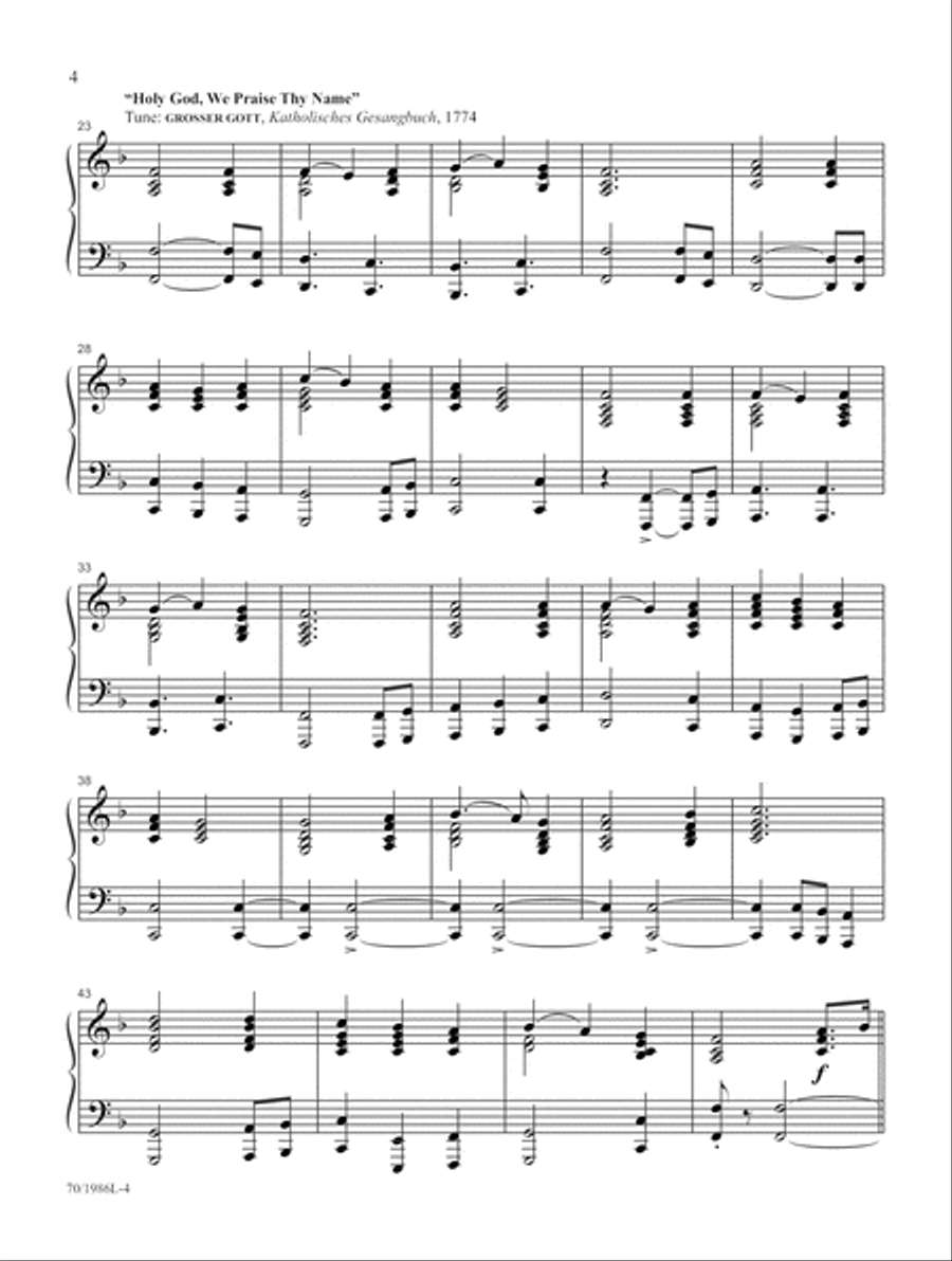 Glory and Grace Piano Solo scores gallery preview page 3