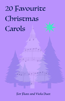 Book cover for 20 Favourite Christmas Carols for Flute and Viola Duet