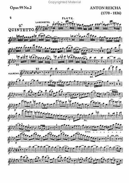 Wind Quintet, Op. 99, No. 2 image number null