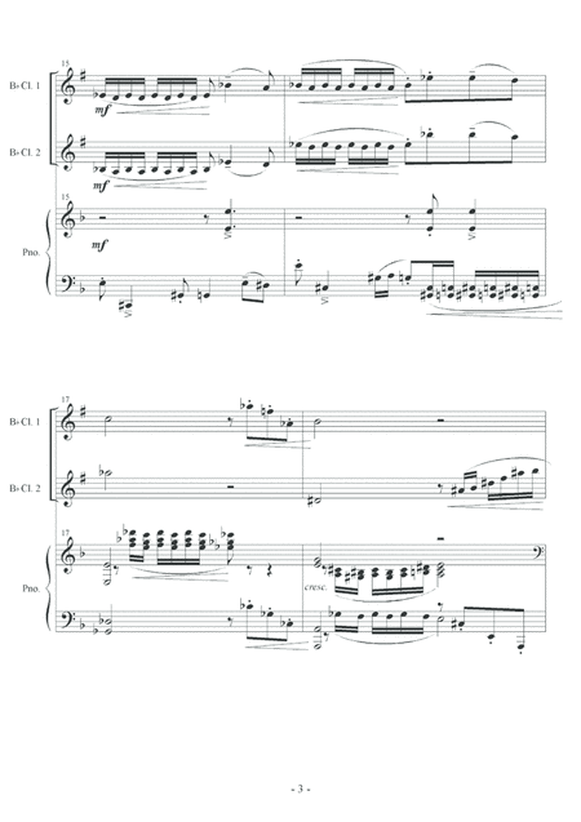 The Seven Dwarfs for Two Clarinets and Piano image number null