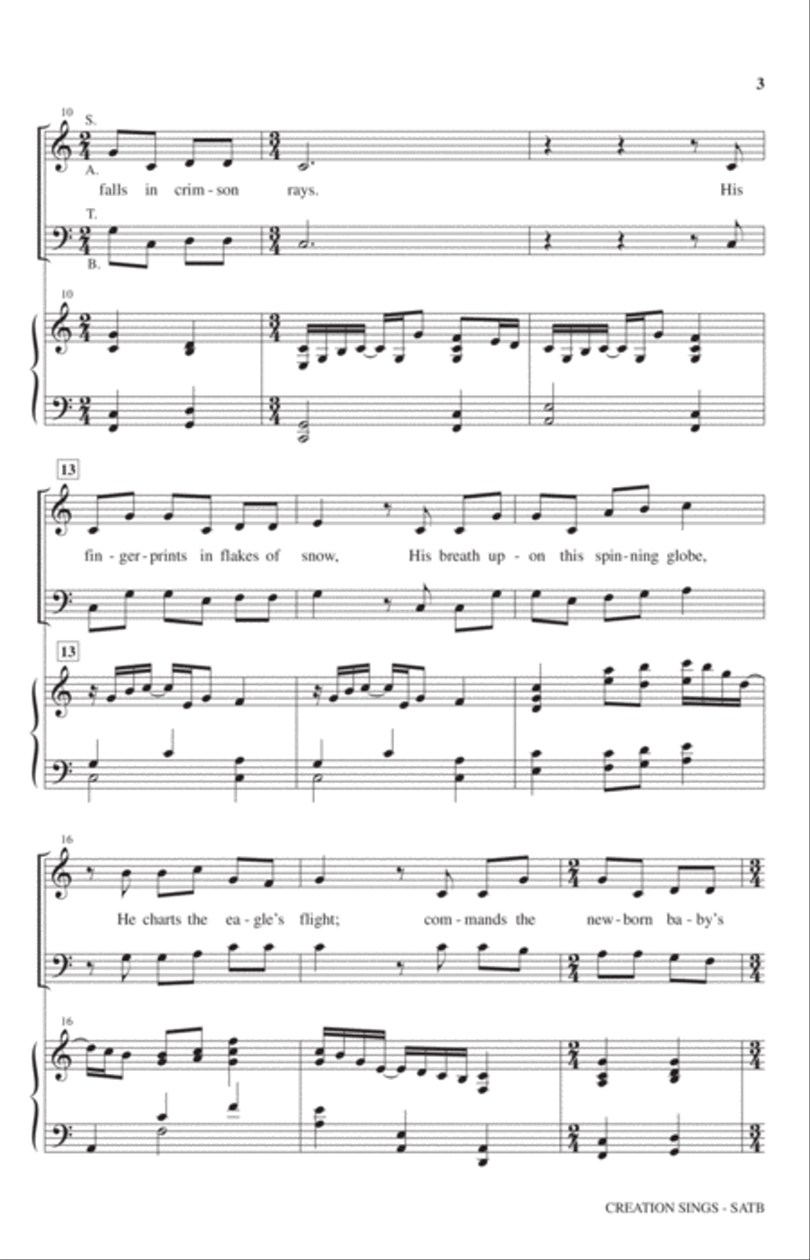Creation Sings Creation Sings 4-Part scores gallery preview page 2