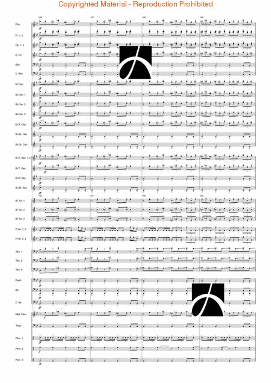 Kraftwerk Concert Band scores gallery preview page 35