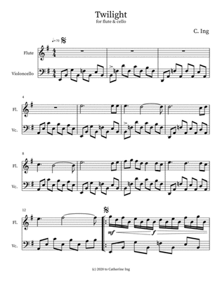 Twilight - Flute & Cello