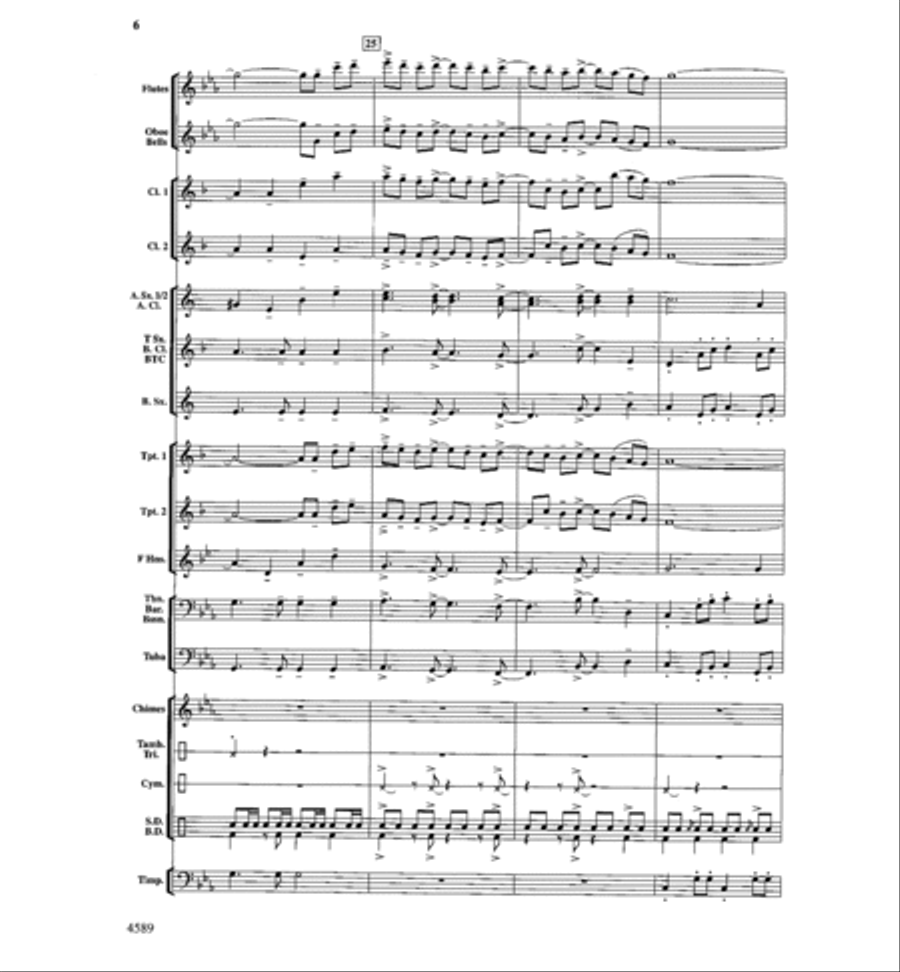Copper Mountain Legend Concert Band scores gallery preview page 7
