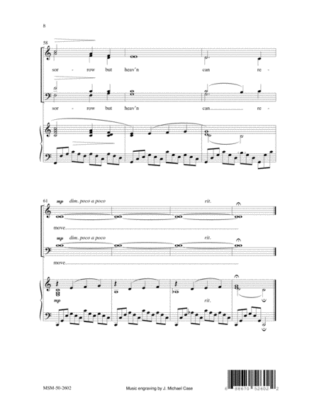 Come, Ye Disconsolate (Choral Score) image number null