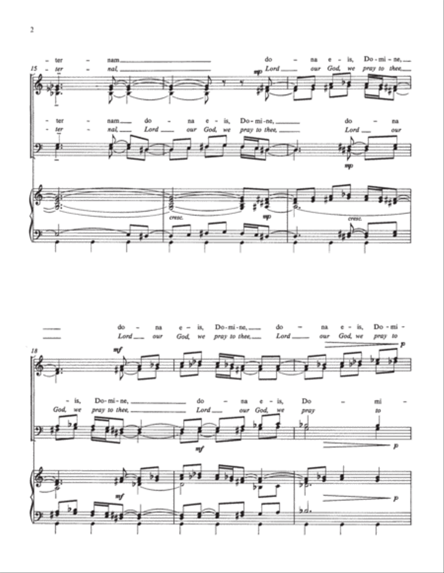 Requiem Mixed Choir scores gallery preview page 2