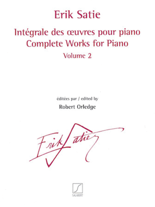 Book cover for Complete Works for Piano – Volume 2