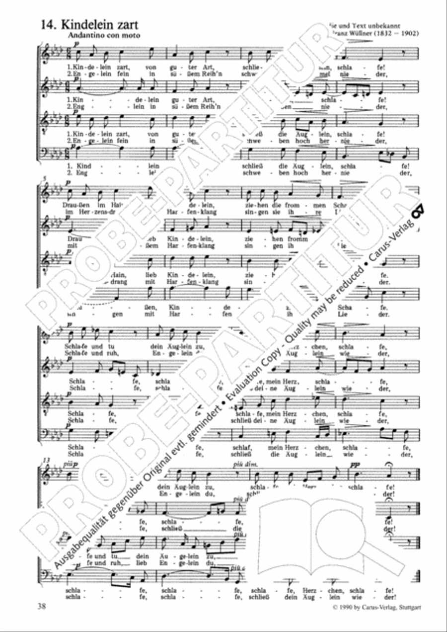 Geistliches Chorbuch der Romantik Choir scores gallery preview page 39