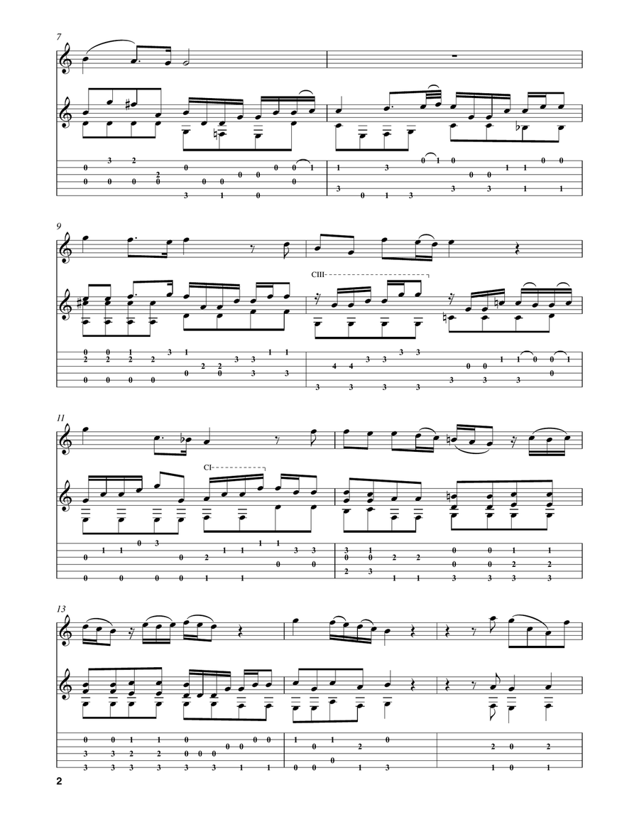 Where’er You Walk (from Semele, HWV 58) Flute scores gallery preview page 2
