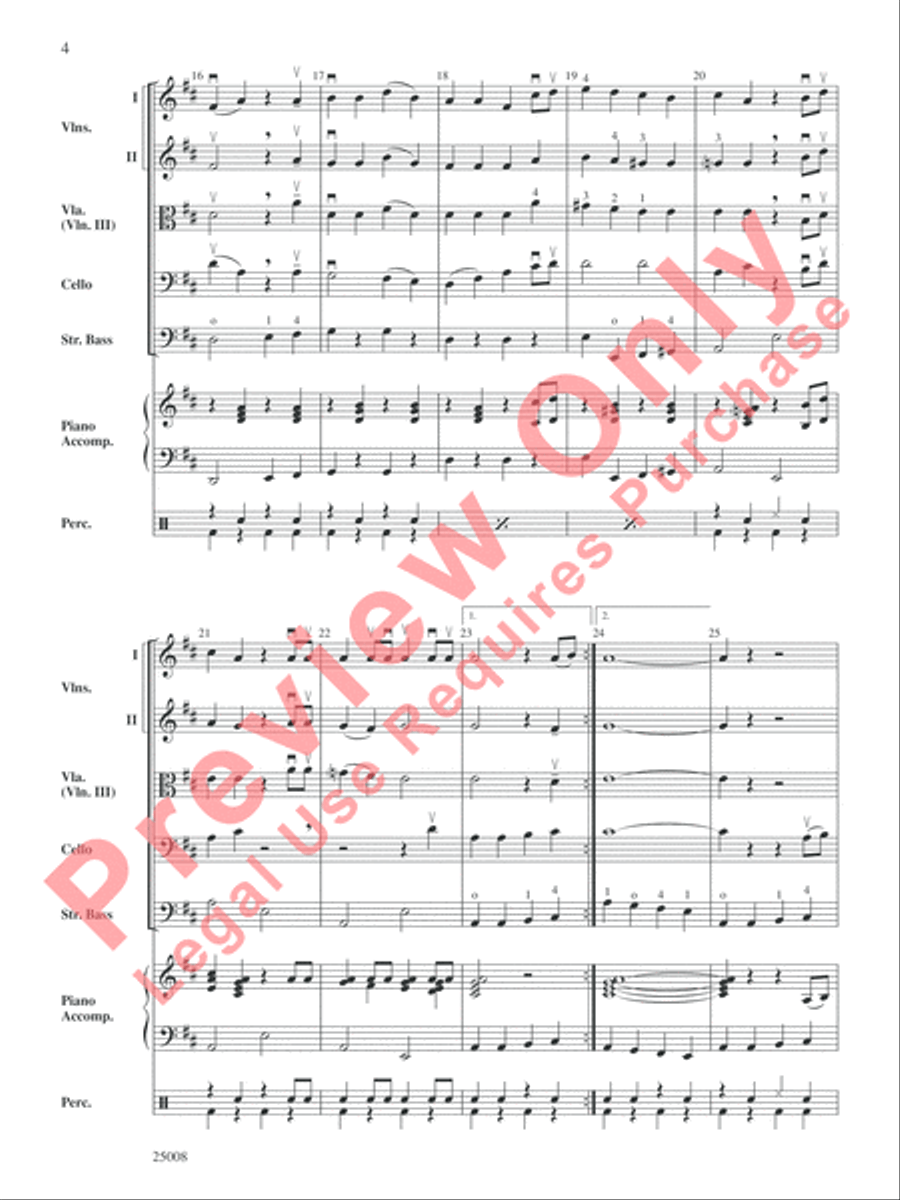 Wonka's Welcome Song Orchestra scores gallery preview page 5