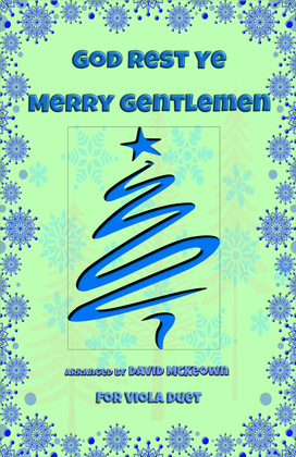 Book cover for God Rest Ye Merry Gentlemen, Jazz Style, for Viola Duet