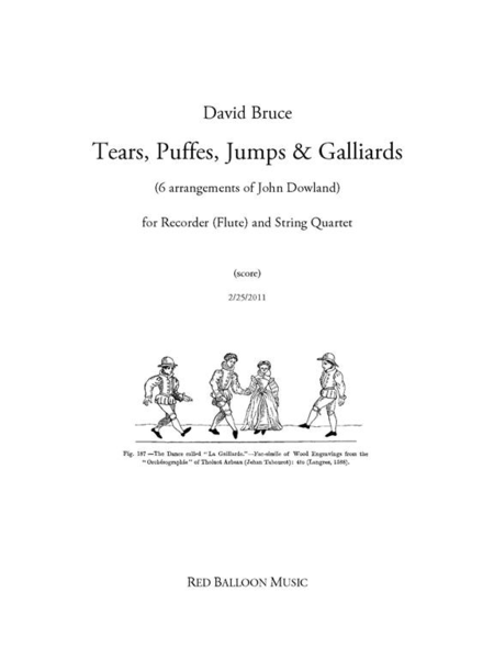 Tears, Puffes, Jumps & Galliards (score and parts)