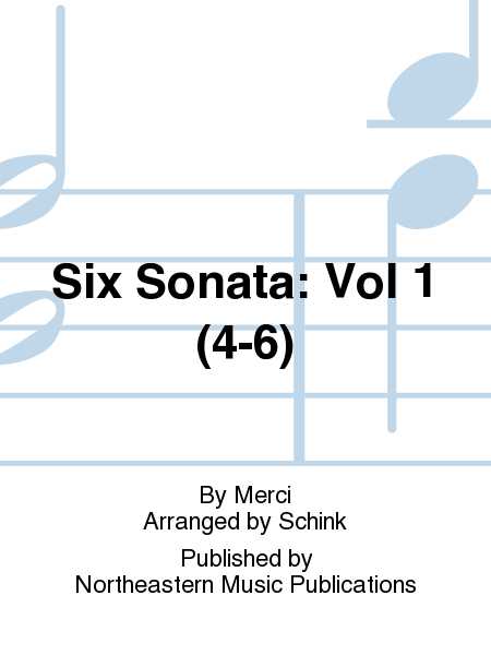 Six Sonata: Vol 1 (4-6) Bassoon - Sheet Music