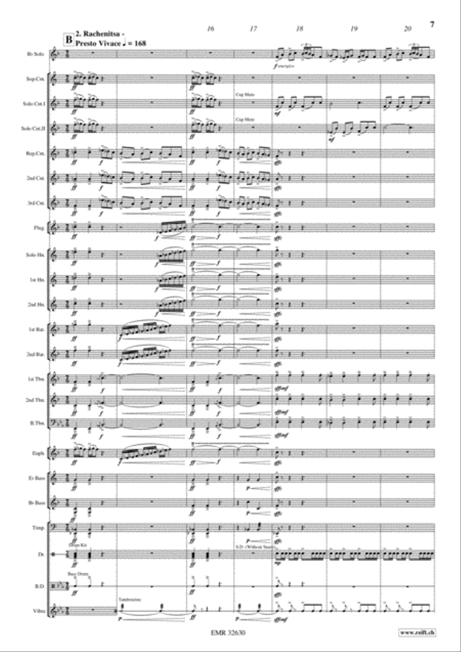 Bulgarian Festival Brass Band scores gallery preview page 8