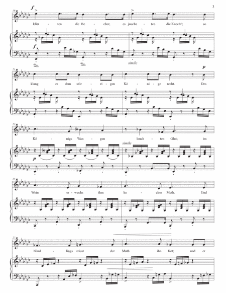 SCHUMANN: Belsatzar, Op. 57 (transposed to E-flat minor)