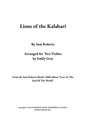 Book cover for Lions Of The Kalahari