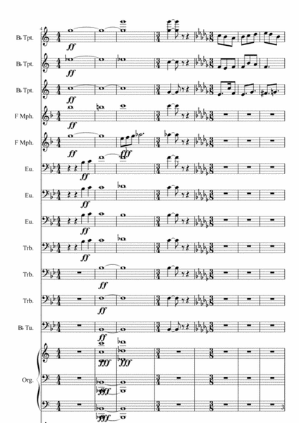 Music For Organ and Marching Brass