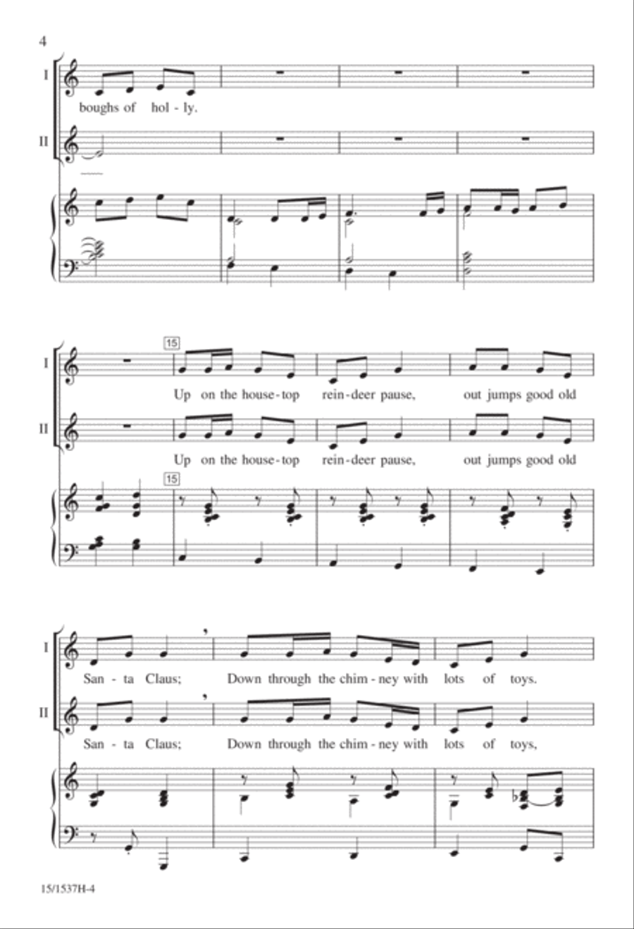Christmas...In About Three Minutes 2-Part scores gallery preview page 5
