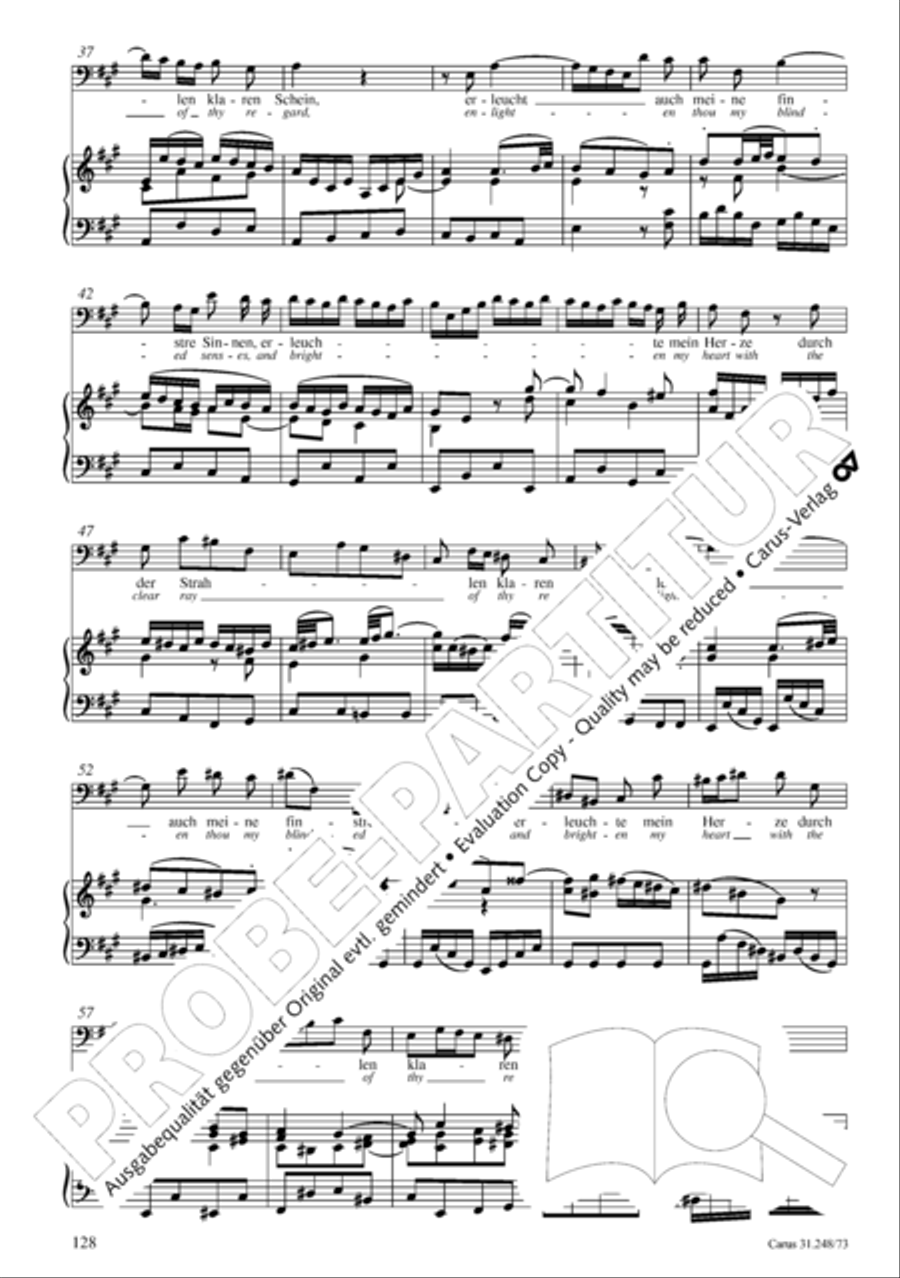 Christmas Oratorio (Weihnachtsoratorium, Teile IV-VI) 4-Part scores gallery preview page 49