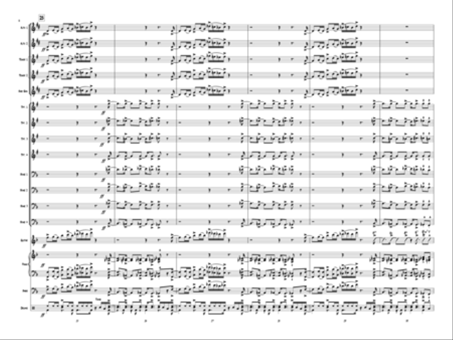Says Who? Jazz Ensemble scores gallery preview page 6