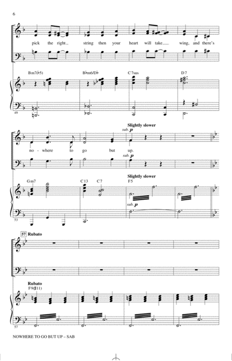 Nowhere To Go But Up (from Mary Poppins Returns) (arr. Roger Emerson)